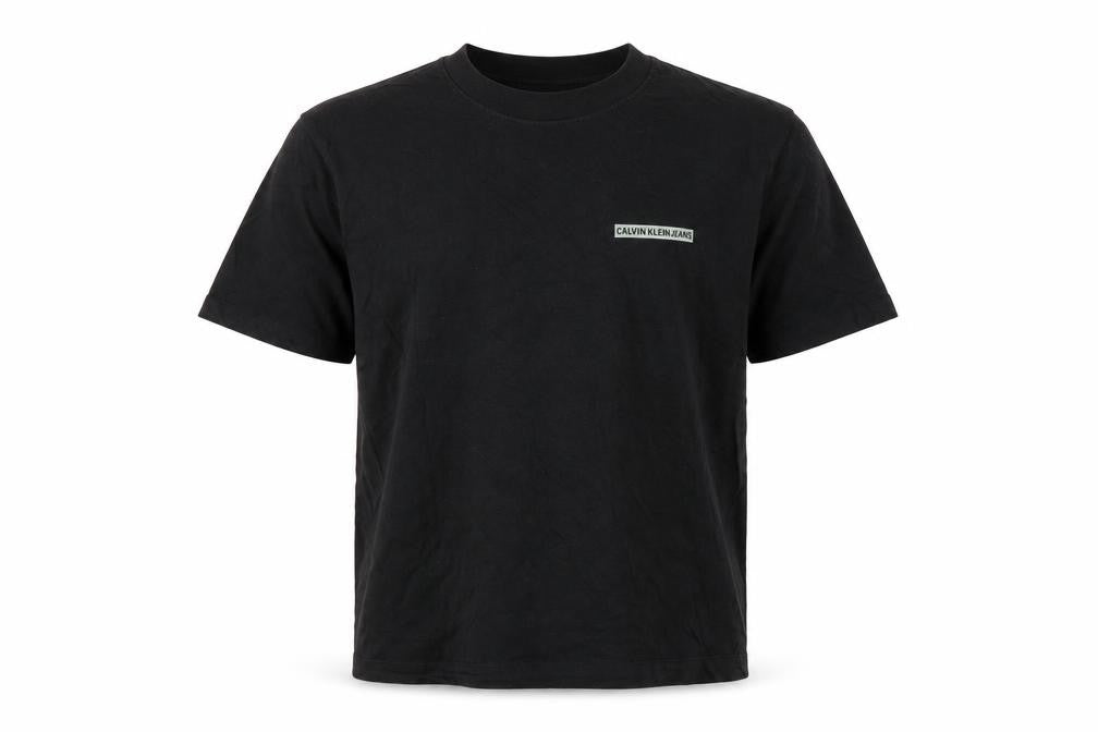 Calvin Klein Jeans Men’s Black Cotton Logo T-Shirt Size M