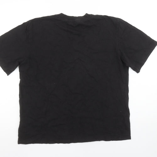 Calvin Klein Jeans Men’s Black Cotton Logo T-Shirt Size M