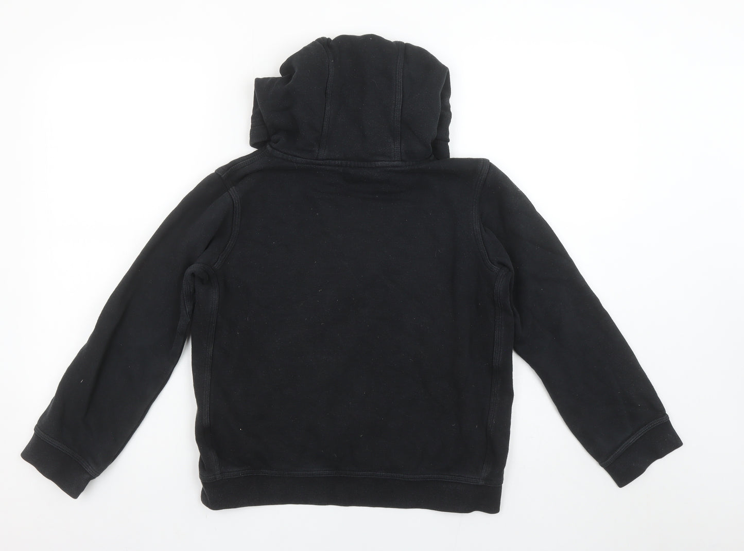 Nike Boys Black Pullover Hoodie Medium 100% Cotton Logo Sweatshirt