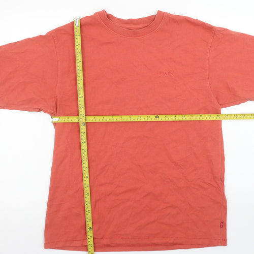 Levi's Men's Red Vintage Fit Cotton Crew Neck T-Shirt Size M