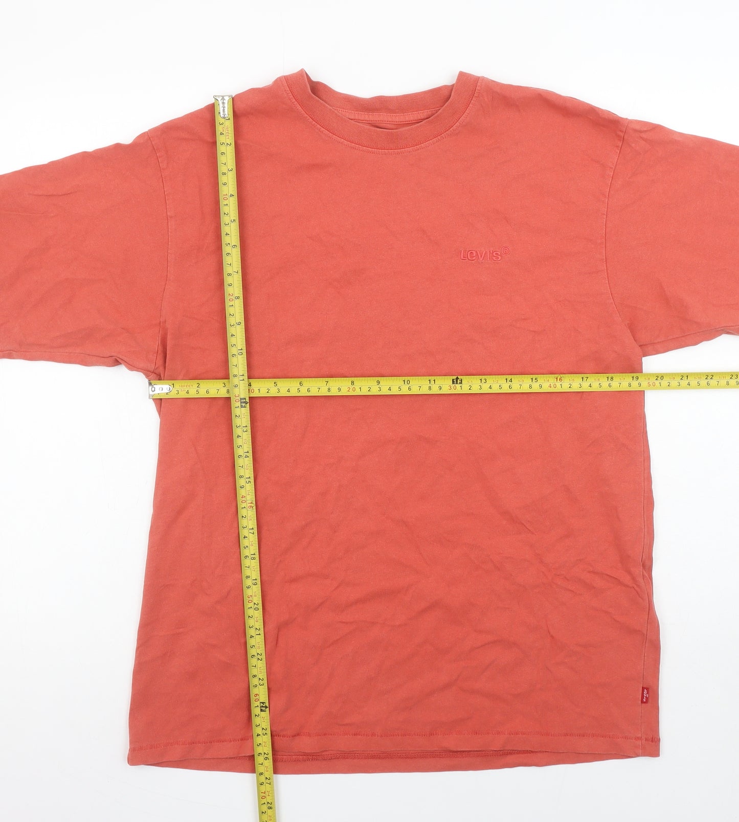Levi's Men's Red Vintage Fit Cotton Crew Neck T-Shirt Size M