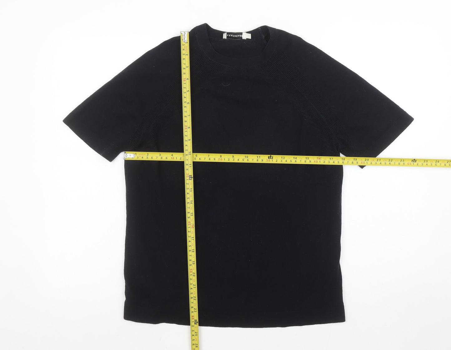 Paraphrase Women’s Black Short Sleeve Knit Jumper Size 12