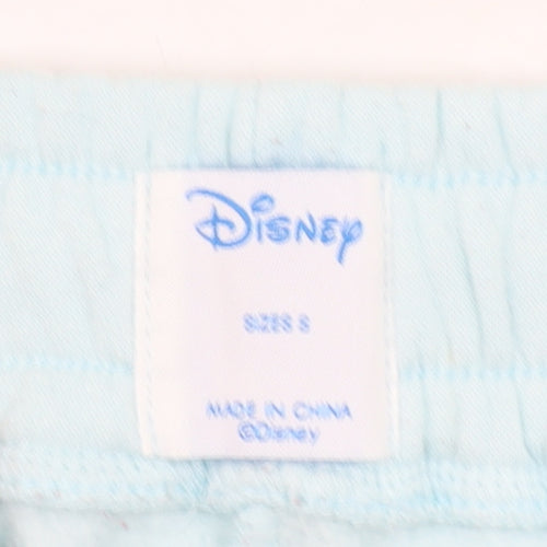 Disney Women Blue Sweat Shorts Size S Regular Fit Casual Primark Cares