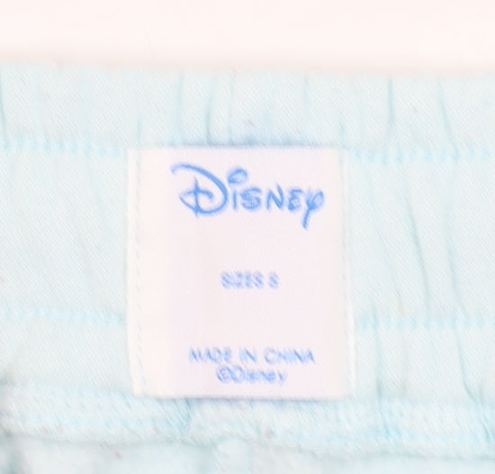 Disney Women Blue Sweat Shorts Size S Regular Fit Casual Primark Cares