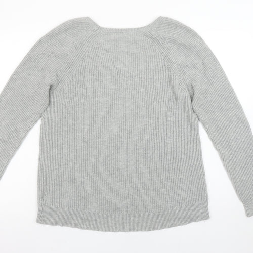 GAP Women’s Grey Merino Wool Blend Knit Jumper Size M
