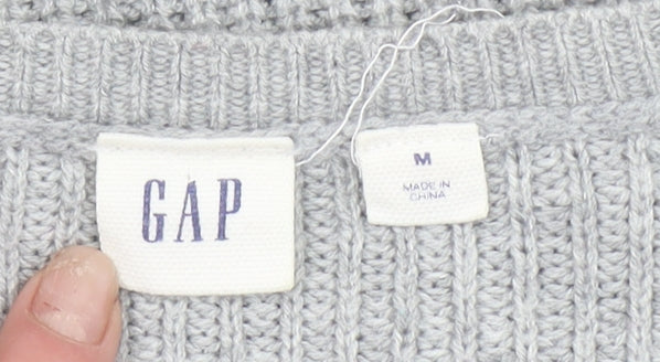 GAP Women’s Grey Merino Wool Blend Knit Jumper Size M