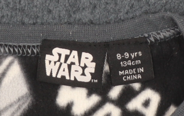Primark Boys Grey Star Wars Mandalorian Fleece Pyjama Top 8-9 Years
