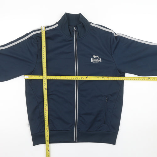 Lonsdale Boys Blue Full Zip Sweatshirt 13 Years Sports Track Top