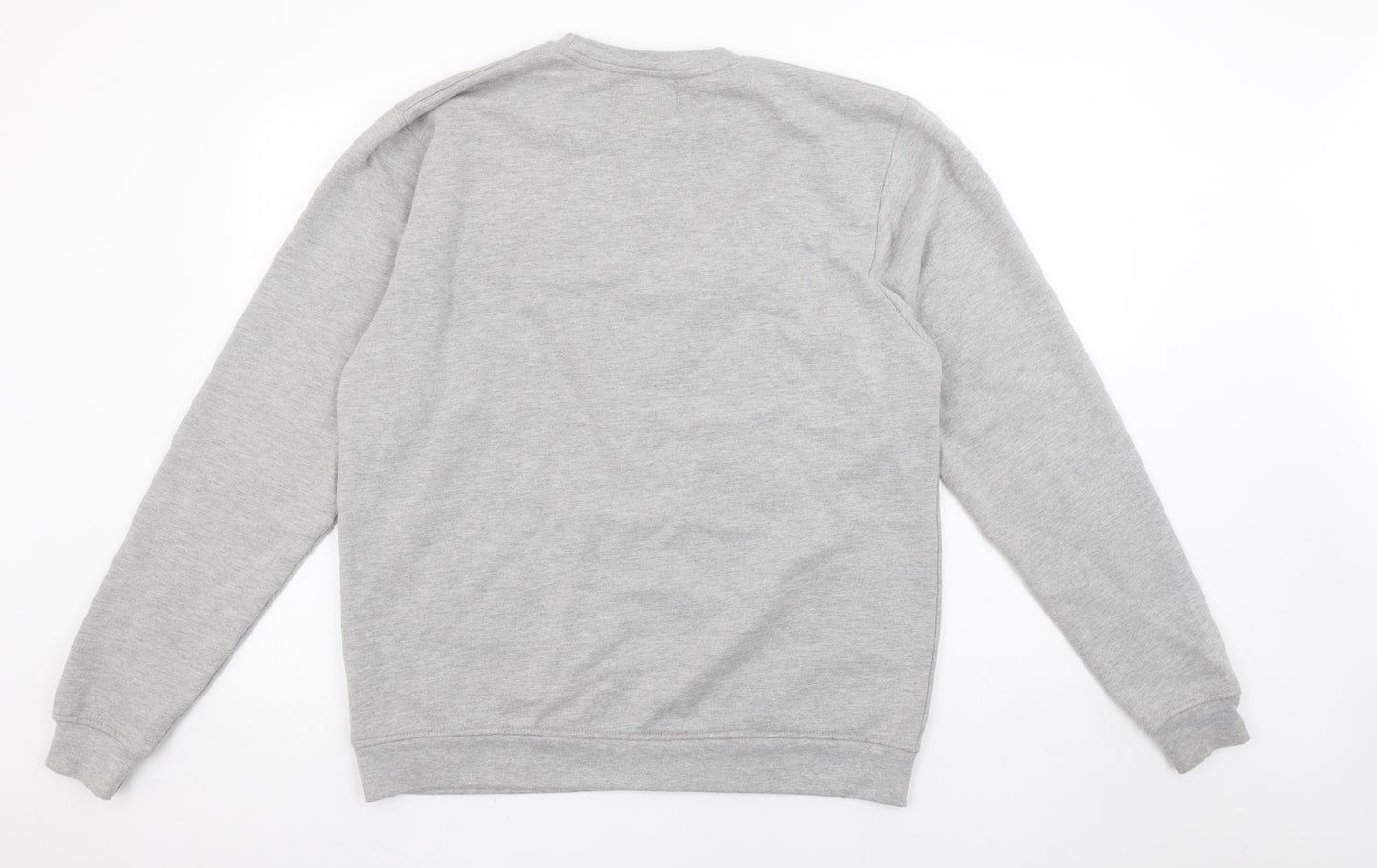 Kangol Mens Grey Logo Crew Neck Sweatshirt XL Cotton Blend