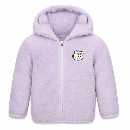 Regatta Girls Purple Fleece Full Zip Hoodie 4 Years Outdoor Hooded Jacket