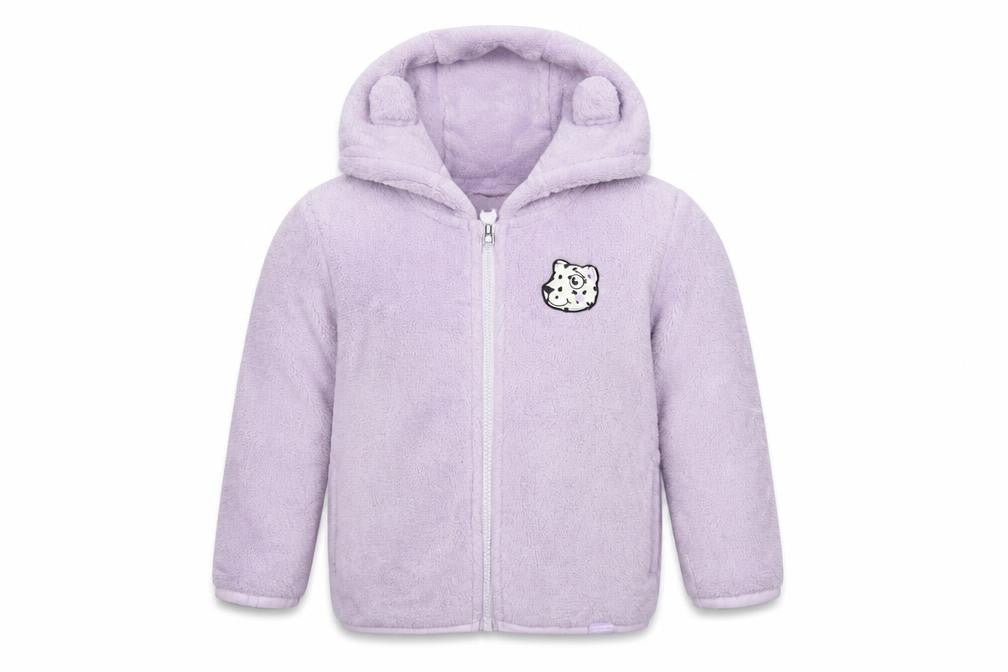 Regatta Girls Purple Fleece Full Zip Hoodie 4 Years Outdoor Hooded Jacket
