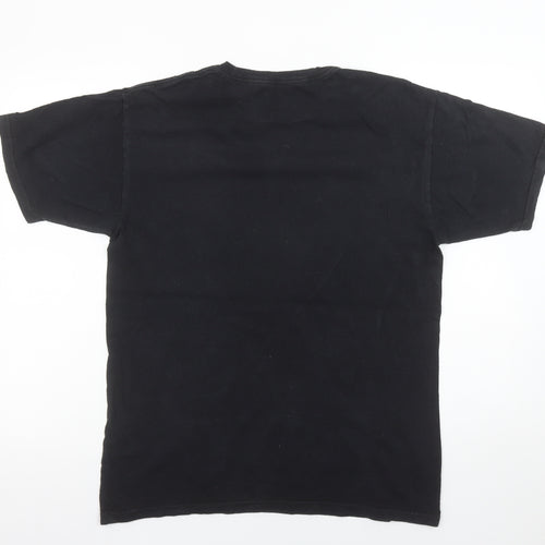 Harry Potter Men’s Black Medium Hogwarts Graphic T-Shirt