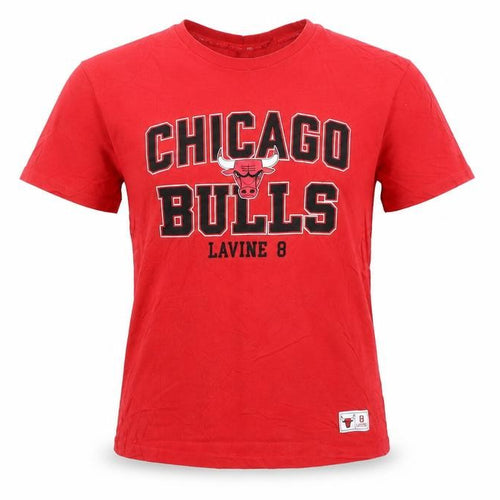 Primark Women Red Chicago Bulls Lavine 8 Graphic T-Shirt XS