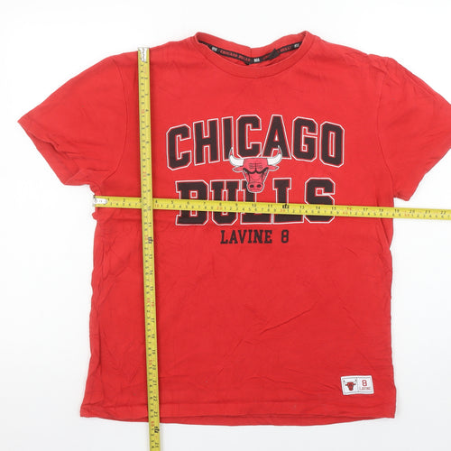 Primark Women Red Chicago Bulls Lavine 8 Graphic T-Shirt XS