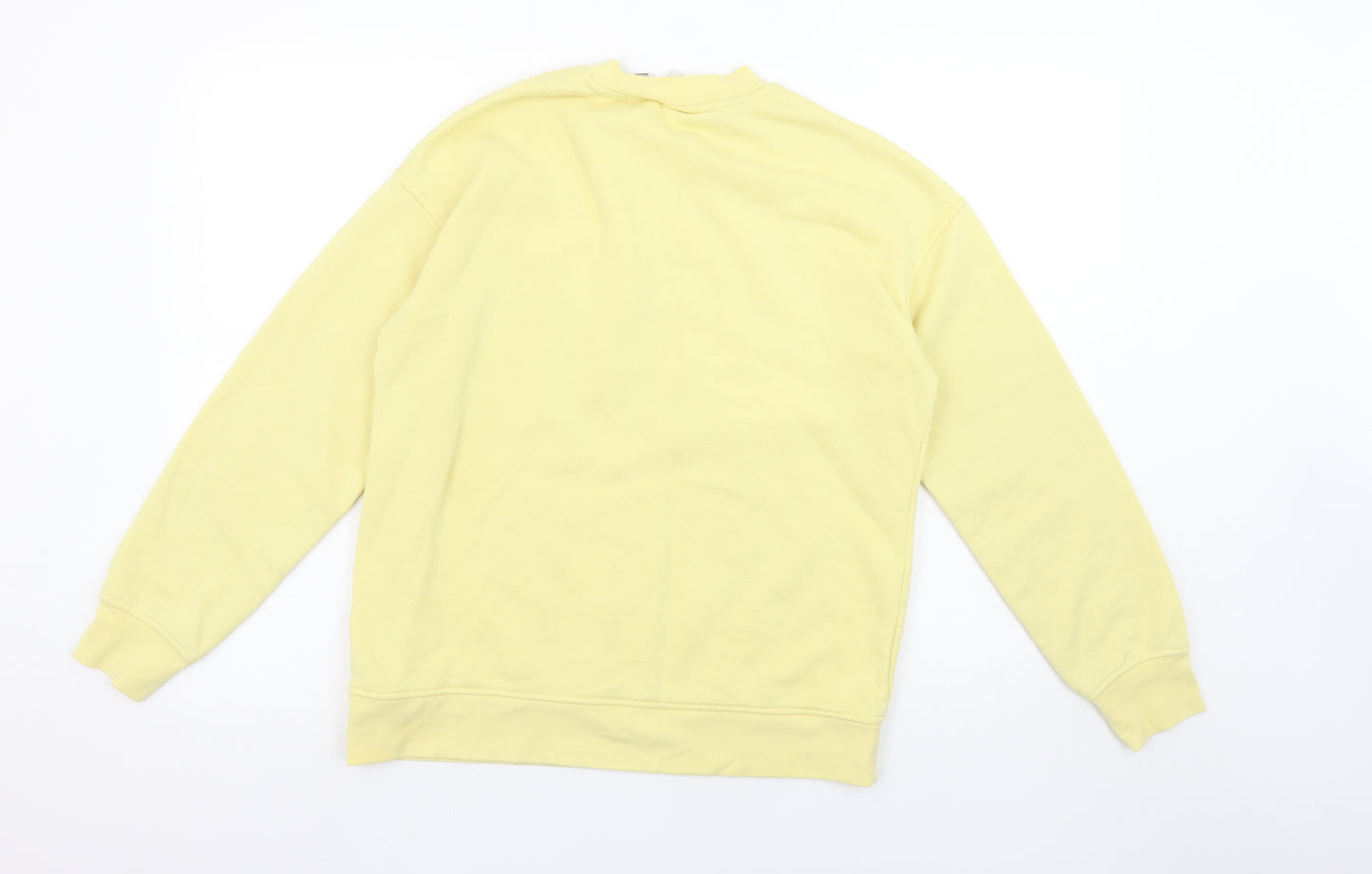 Looney Tunes Womens Yellow Crew Neck Sweatshirt XS Bugs Bunny Cartoon