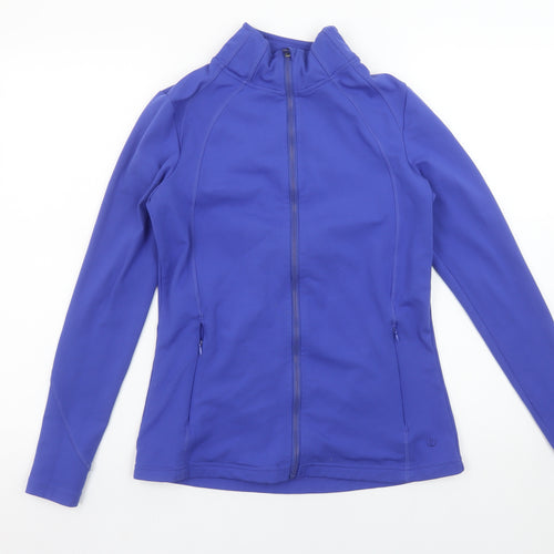 Dunnes Stores Women's Blue Full Zip Sweatshirt Size S