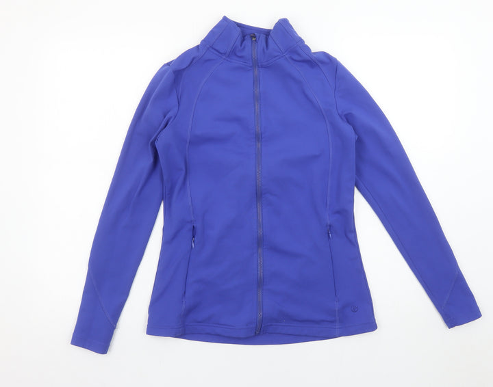 Dunnes Stores Women's Blue Full Zip Sweatshirt Size S
