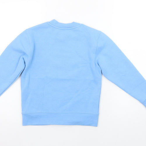 Roly Boys Blue Minecraft Graphic Sweatshirt 6 Years Pullover Cotton Blend