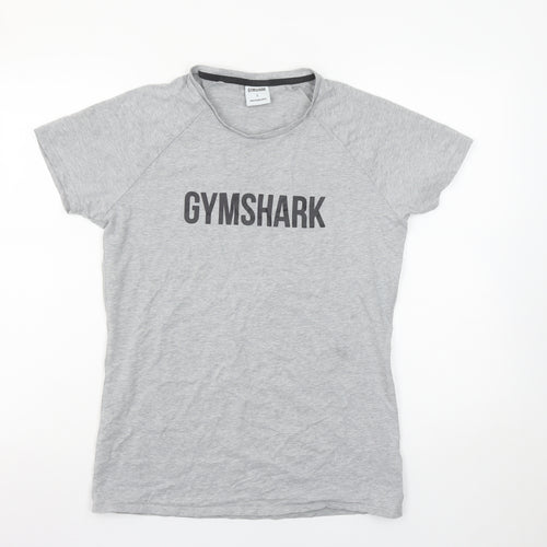 Gymshark Men Grey L Athletic Crew Neck Short Sleeve T-Shirt