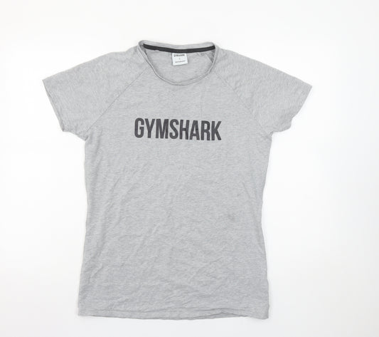 Gymshark Men Grey L Athletic Crew Neck Short Sleeve T-Shirt
