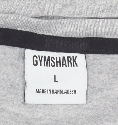 Gymshark Men Grey L Athletic Crew Neck Short Sleeve T-Shirt