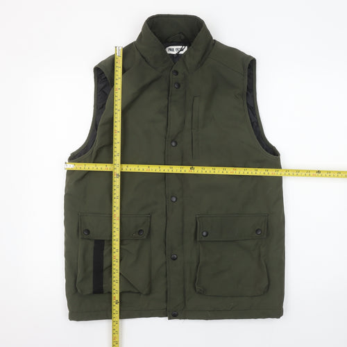 Paul Galvin Men's Green Medium Bodywarmer Waistcoat Padded Vest