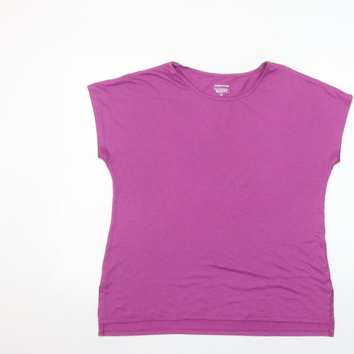 Dunnes Stores Women's Purple Performance Sport T-Shirt M