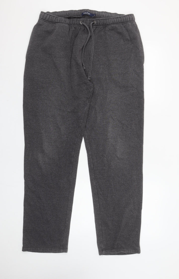James Pringle Men's Grey Regular Fit Sweatpants M