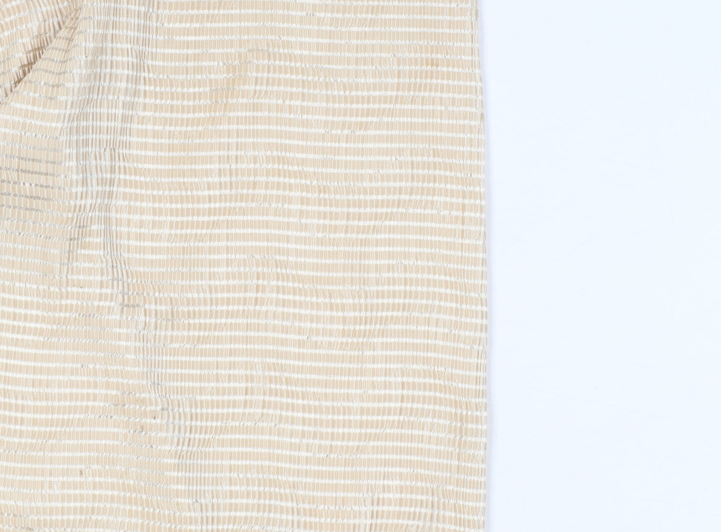 Elvi Women’s Beige Wide-Leg Trousers Size 12 Lightweight Polyester