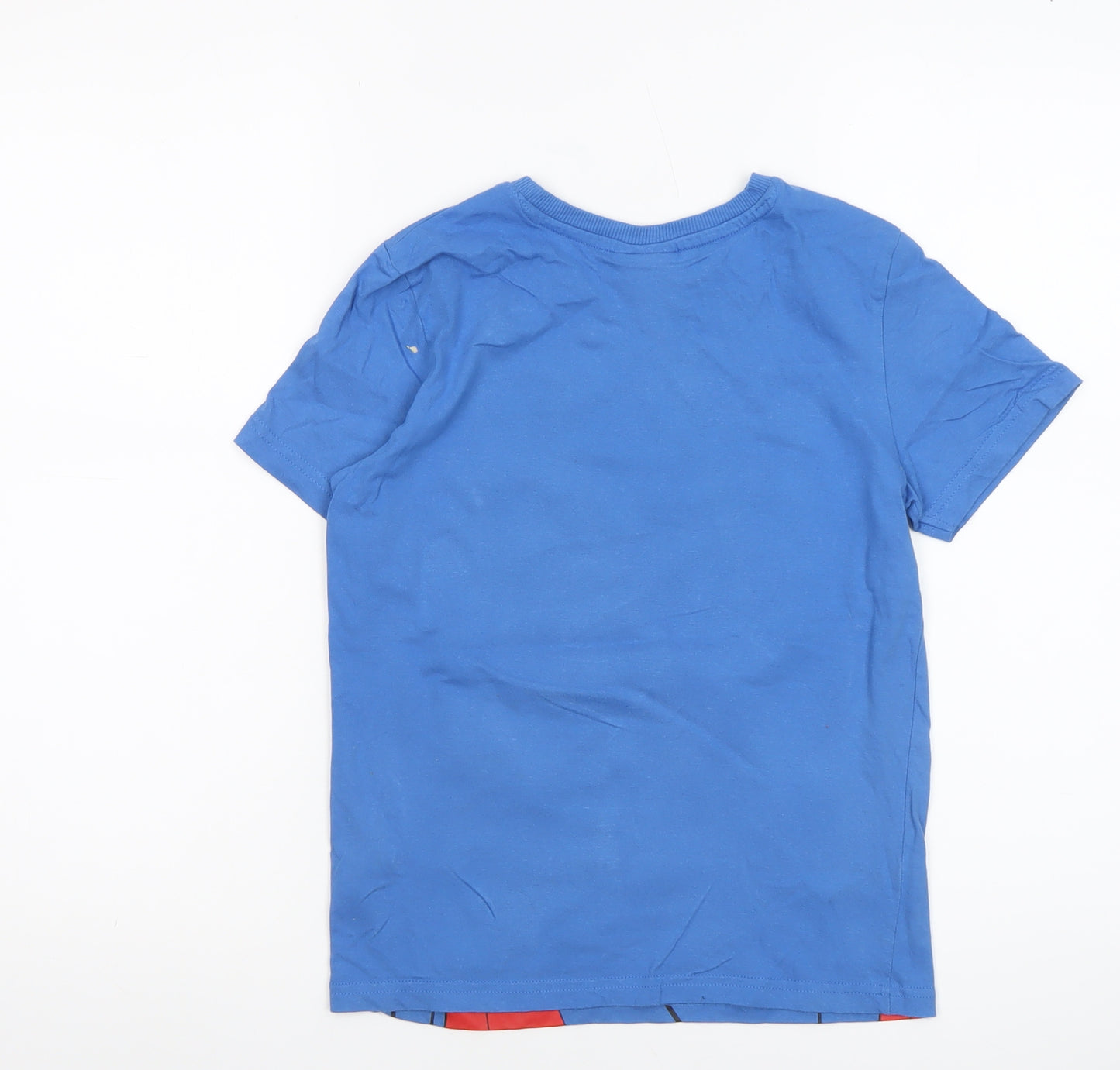 Marvel Spider-Man Boys Blue 9-10 Years Cotton Short Sleeve T-Shirt