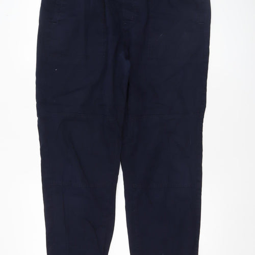 NOOM Women’s Blue Cotton Jogger Trousers Size 14
