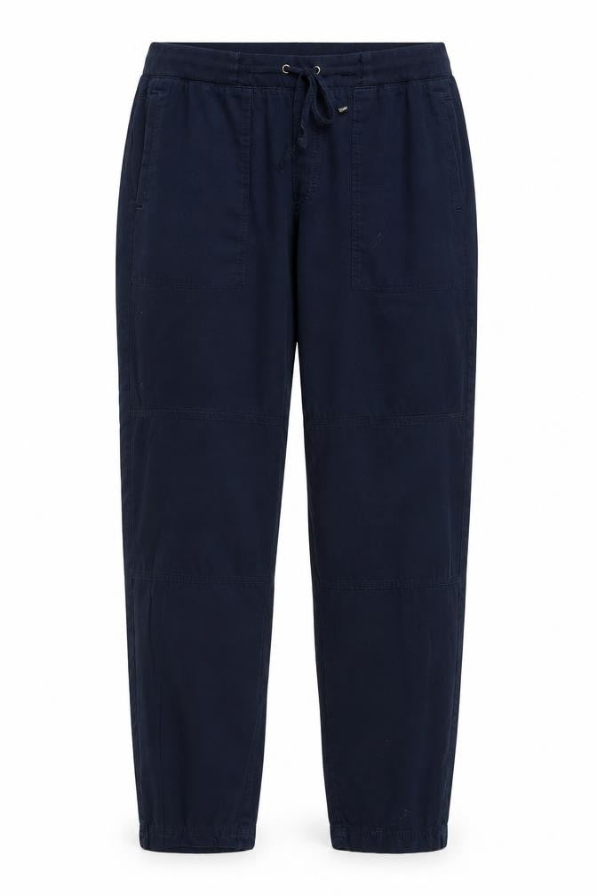 NOOM Women’s Blue Cotton Jogger Trousers Size 14