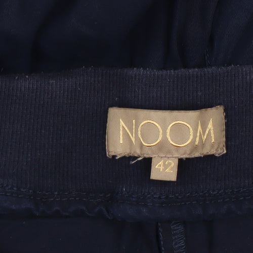 NOOM Women’s Blue Cotton Jogger Trousers Size 14