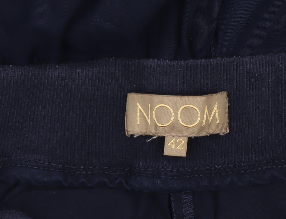 NOOM Women’s Blue Cotton Jogger Trousers Size 14