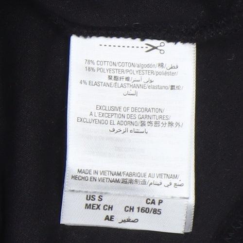 Juicy Couture Women’s Black Velour Long Sleeve Polo Top Size S