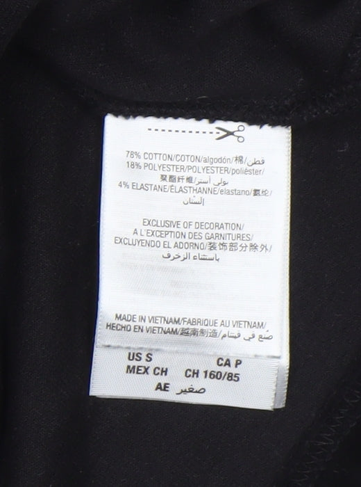 Juicy Couture Women’s Black Velour Long Sleeve Polo Top Size S