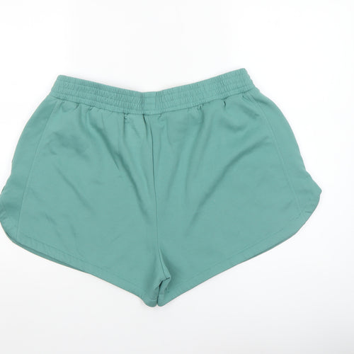 Dunnes Stores Women’s Green L Sweat Shorts Polyester Blend Activewear