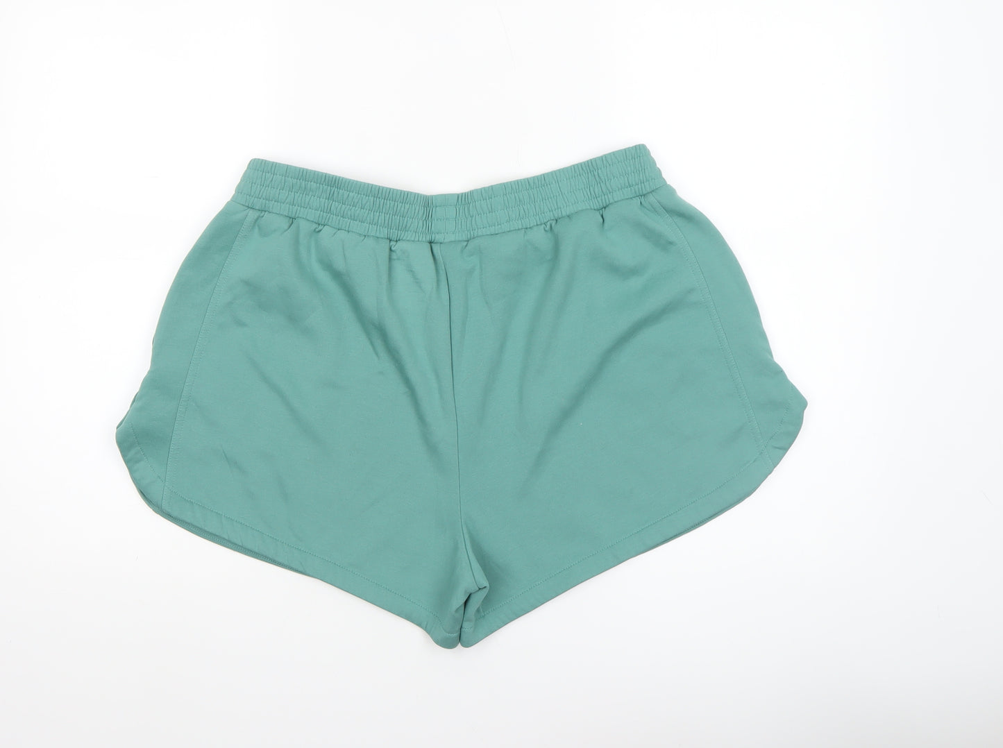 Dunnes Stores Women’s Green L Sweat Shorts Polyester Blend Activewear