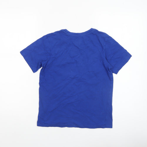 Jack & Jones Boys Blue Sequin Logo Short Sleeve T-Shirt 12 Years
