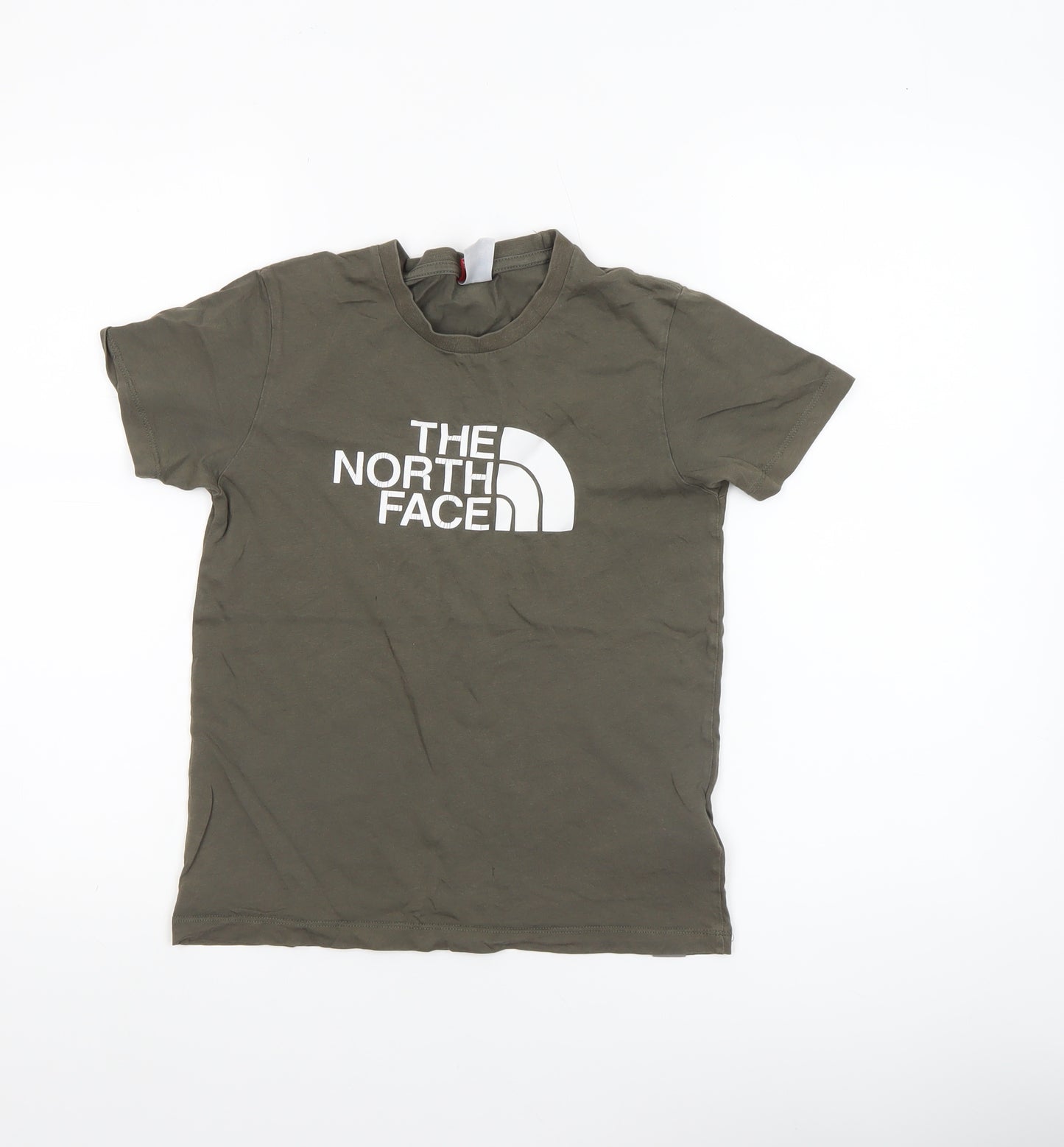 The North Face Boys Green Medium Logo Cotton Short Sleeve T-Shirt