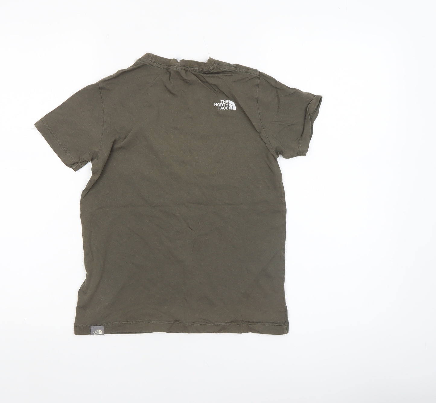 The North Face Boys Green Medium Logo Cotton Short Sleeve T-Shirt