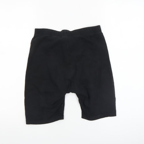 MP Women's Black Biker Activewear Shorts Size M Cotton Blend