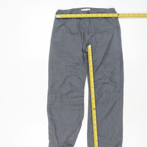 Name It Boys Grey Cargo Trousers 5 Years Regular Fit Cotton Blend