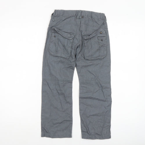 Name It Boys Grey Cargo Trousers 5 Years Regular Fit Cotton Blend