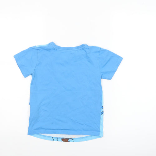 Dunnes Stores Boys Blue Toy Story 4 Short Sleeve Cotton T-Shirt 6-7 Years