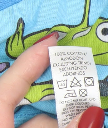 Dunnes Stores Boys Blue Toy Story 4 Short Sleeve Cotton T-Shirt 6-7 Years