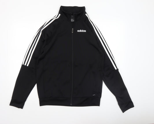 adidas Men's Black Full Zip Sports Jacket Size S Regular Fit