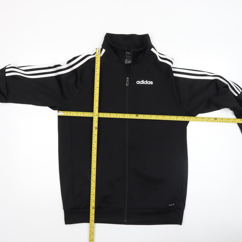 adidas Men's Black Full Zip Sports Jacket Size S Regular Fit