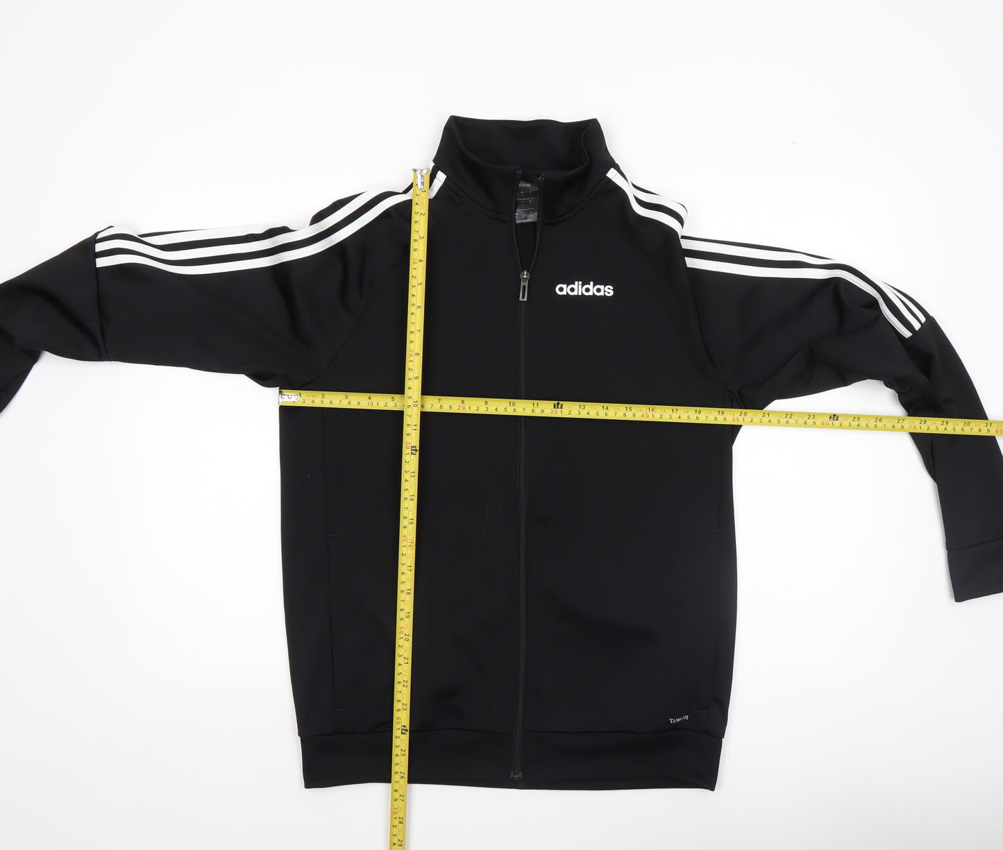 adidas Men's Black Full Zip Sports Jacket Size S Regular Fit