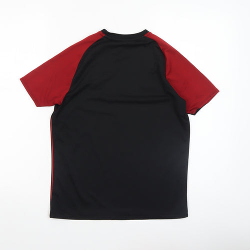 New Balance Boys Black Liverpool FC Short Sleeve Athletic T-Shirt Size 146
